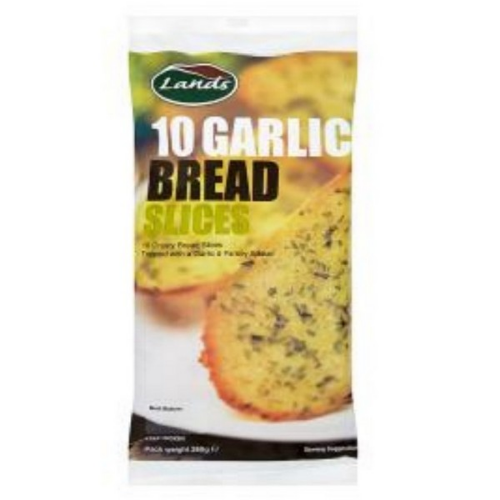 Picture of FROZEN LANDS 10 GARLIC BREAD SLICES 18X260G