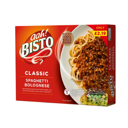 Picture of FROZEN BISTO SPAGHETTI BOLOGNESE 6X375G £2.19 PMP