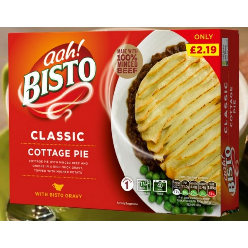 Picture of FROZEN BISTO COTTAGE PIE 6X375G £2.19 PMP