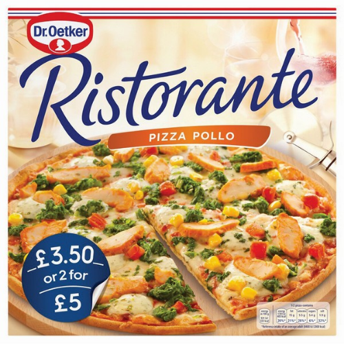 Picture of FROZEN DR OETKER RISTORANTE POLLO 7X365G PMP £3.50