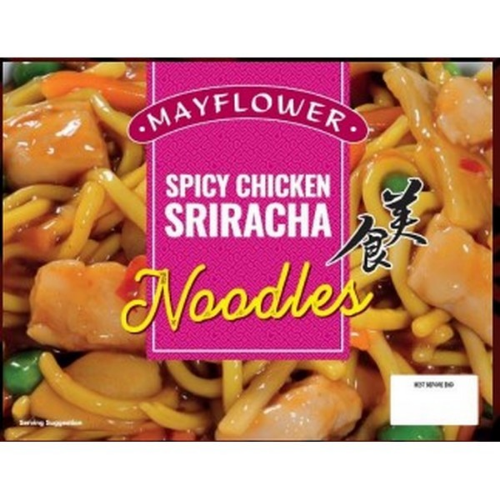 Picture of FROZEN MAYFLOWER NOODLES SPICY CHICKEN SRIRACHA 12X400G