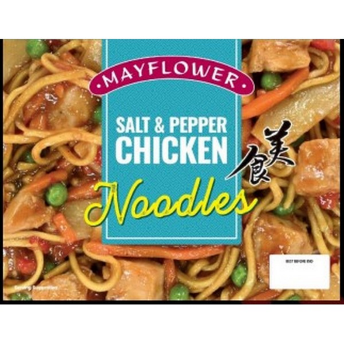 Picture of FROZEN MAYFLOWER NOODLES SALT & PEPPER CHICKEN 12X400G