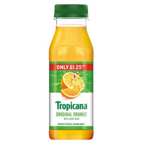 Picture of TROPICANA ORIGINAL ORANGE 8x250ML £1.25 PMP