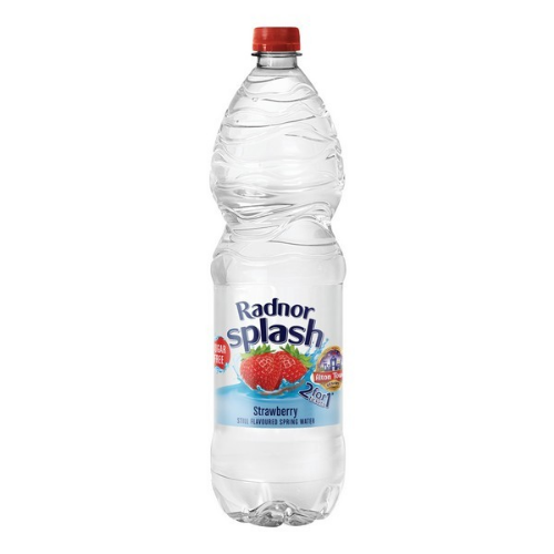 Picture of RADNOR SPLASH STRAWBERRY FLAVOURED STILL WATER 6x1.5LTR