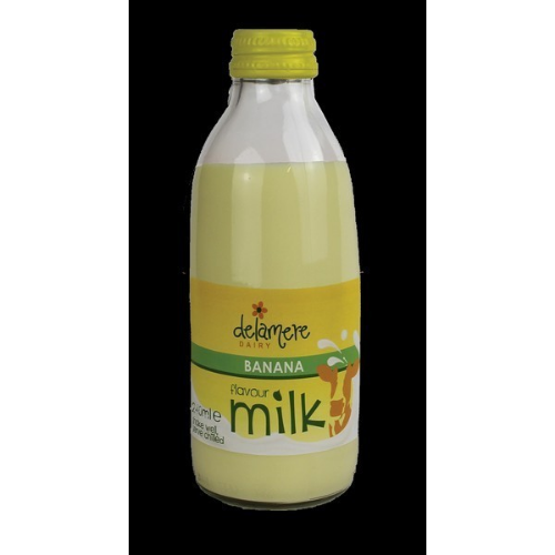 Picture of DELAMERE BANANA GLASS FLAVOURED MILK 20X240ML