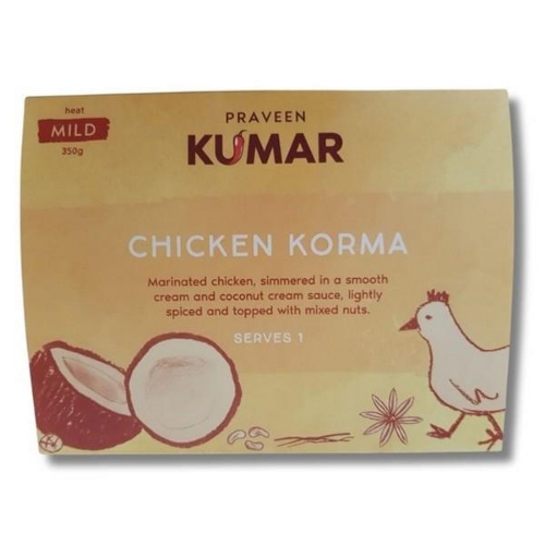 Picture of FROZEN PRAVEEN KUMAR CHICKEN KORMA 6X350G