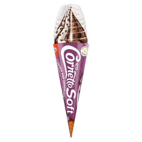 Picture of FROZEN WALLS CORNETTO SOFT COOKIES & CHOCOLATE 24X140ML