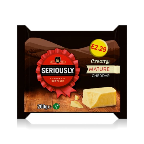 Picture of SERIOUSLY STRONG CREAMY MATURE WHITE PMP £2.29 14X200G