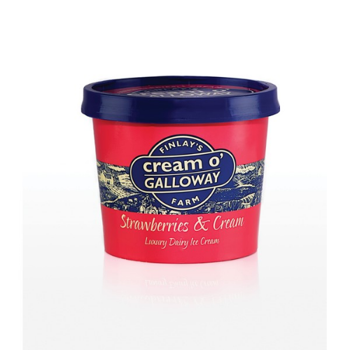 Picture of FROZEN CREAM O GALLOWAY STRAWBERRIES & CREAM ICE CREAM 12x100ML