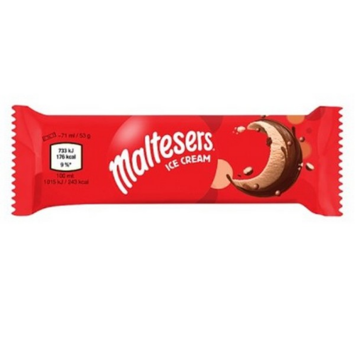 Picture of FROZEN MALTESERS ICE CREAM BARS 24X53ML