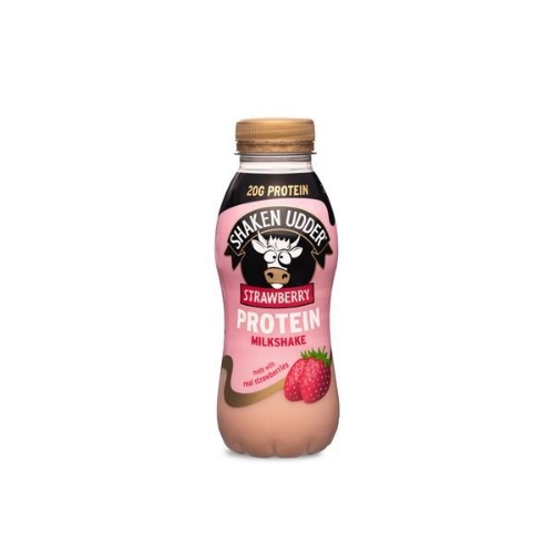 Picture of SHAKEN UDDER STRAWBERRY PROTEIN MILKSHAKE 8X330ML