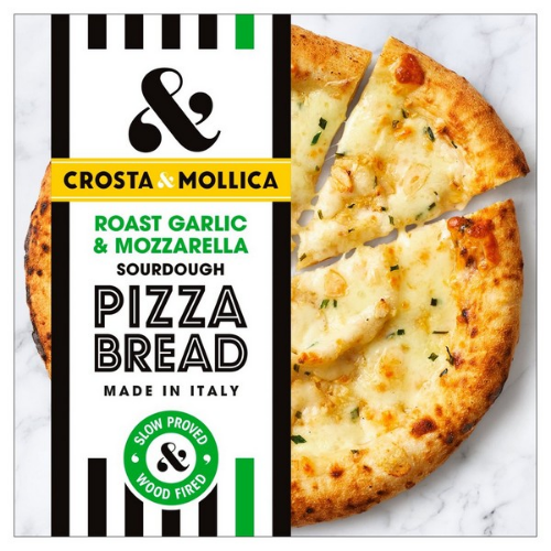 Picture of FROZEN CROSTA & MOLLICA PIZZA BREAD ROAST GARLIC & MOZZARELLA 7X229G