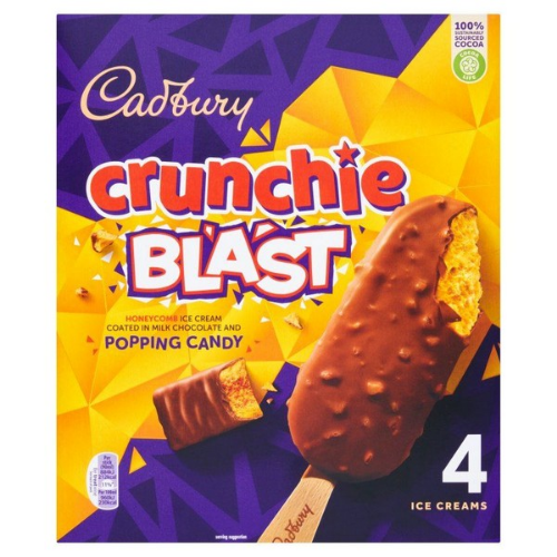 Picture of FROZEN CADBURY CRUNCHIE BLAST MULTIPACK 8X4PK 