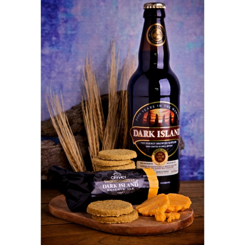 Picture of ORKNEY SMOKED CHEDDAR DARK ISLAND RESERVE 16X150G