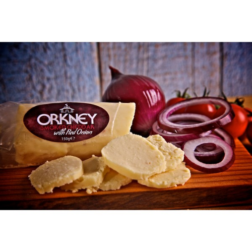 Picture of ORKNEY SMOKED CHEDDAR WITH RED ONION 16X150G