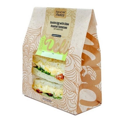 Picture of DOUBLE EGG & SLOW ROAST TOMATOES DELI SANDWICH PICK OF THE PANTRY 229G