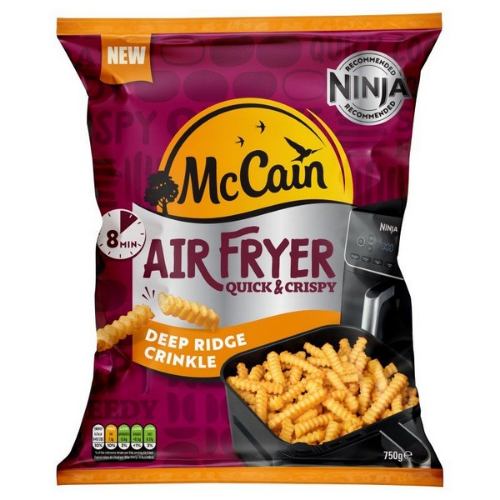 Picture of FROZEN MCCAIN AIR FRYER DEEP RIDGE CRINKLE 12X750G