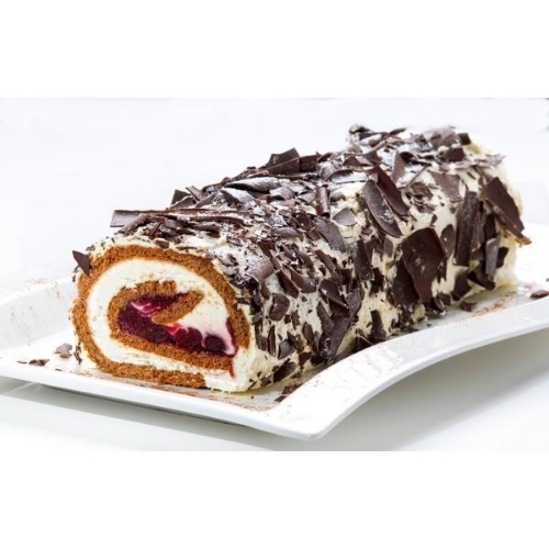 Picture of FROZEN EATONS PATISSERIE BLACK FOREST ROULADE 10PTN 