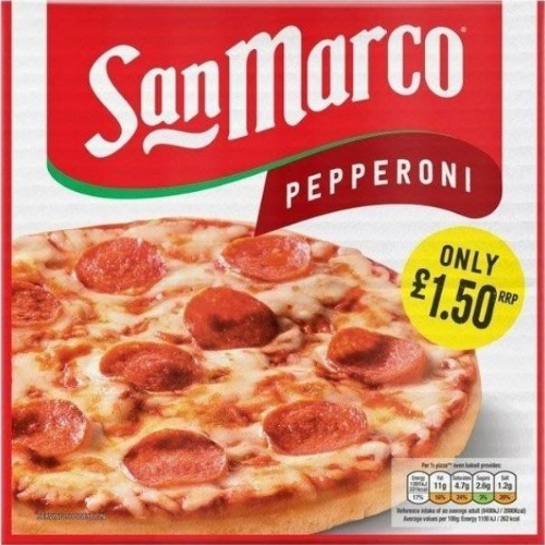 Picture of FROZEN SANMARCO PIZZA PEPPERONI 10X251G £1.50 PMP