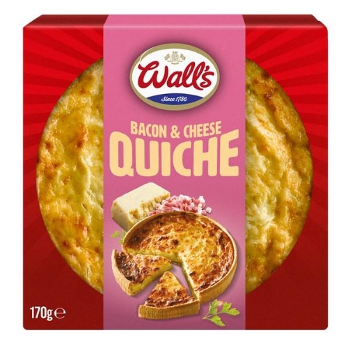 Picture of WALLS CHEESE & BACON QUICHE 170G