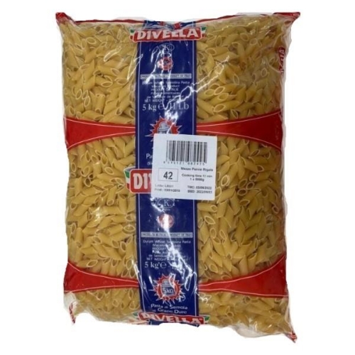 Picture of DIVELLA PASTA PENNE RIGATE 5KG