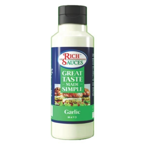 Picture of RICH SAUCES GTMS GARLIC MAYONNAISE 1LT SQUEEZY