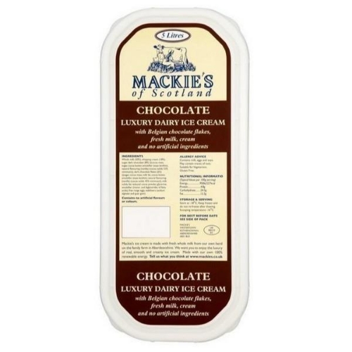 Picture of FROZEN MACKIES CHOCOLATE ICE CREAM 5LT