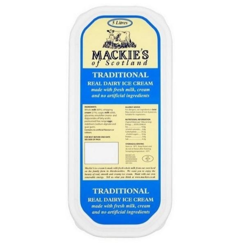 Picture of FROZEN MACKIES TRADITIONAL ICE CREAM 5LT