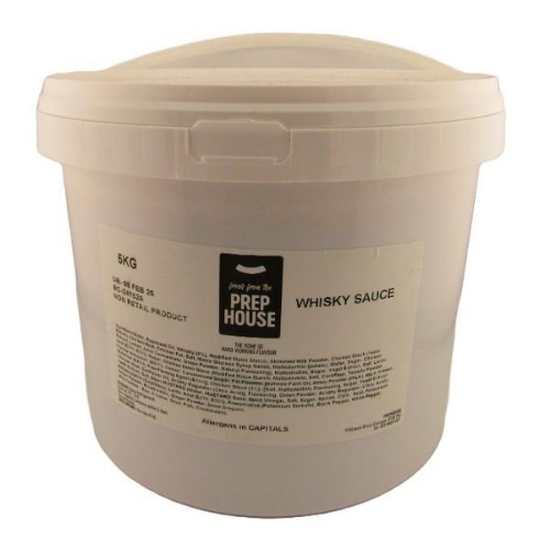 Picture of PREP HOUSE WHISKY SAUCE 5KG