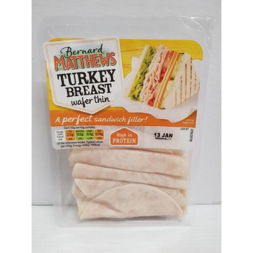 Picture of BERNARD MATTHEWS WAFER THIN TURKEY BREAST 9x100G 