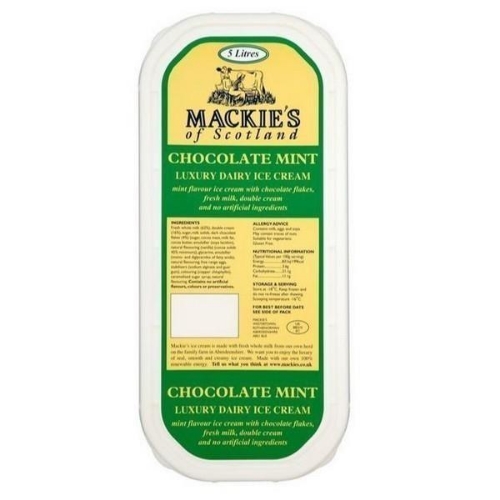 Picture of FROZEN MACKIES CHOCOLATE MINT ICE CREAM 5LT