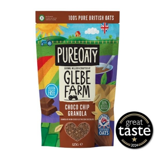 Picture of GLEBE FARM PURE OATY CHOCO CHIP GRANOLA 6X325G GLUTEN FREE