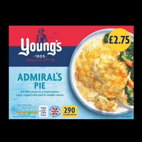 Picture of FROZEN YOUNGS ADMIRAL'S PIE 12X300G £2.75 PMP