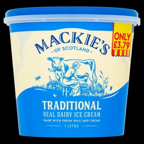 Picture of FROZEN MACKIES TRADITIONAL ICE CREAM 6x1LT £3.79 PMP