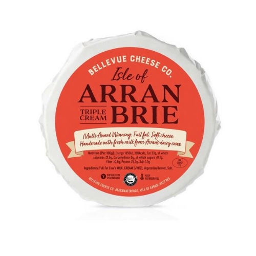 Picture of ISLE OF ARRAN BRIE BELLEVUE CHEESE CO 190G NOM