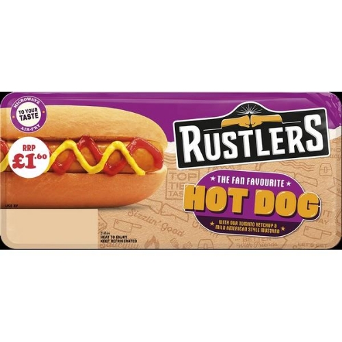 Picture of RUSTLERS HOTDOG 4x146G £1.60 PMP
