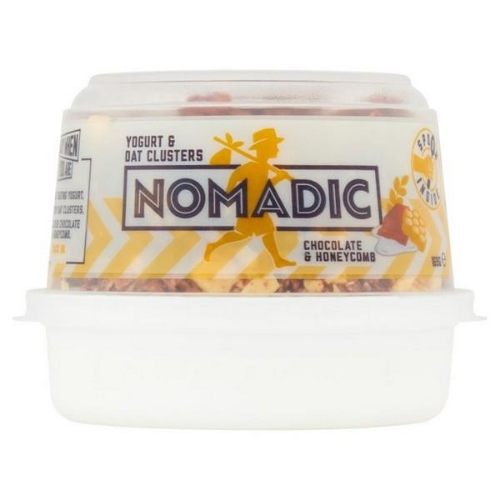 Picture of NOMADIC YOGURT & OATS CRUNCHY CLUSTERS CHOCOLATE & HONEYCOMB 6x169G