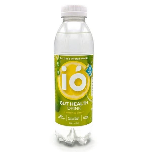 Picture of I O GUT HEALTH DRINK LEMON & LIME 12x500ML