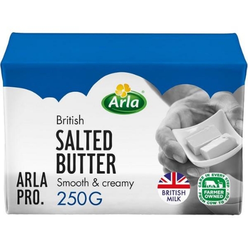 Picture of ARLA PRO BRITISH SALTED BUTTER 20X250G