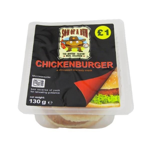 Picture of DFE SON OF BUN CHICKEN BURGER 8x130G £1.00 PMP
