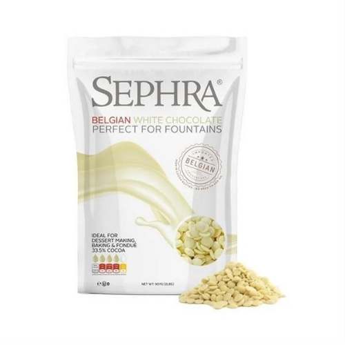 Picture of SEPHRA BELGIAN WHITE COUVERTURE CHOCOLATE 37.2% 2.5KG