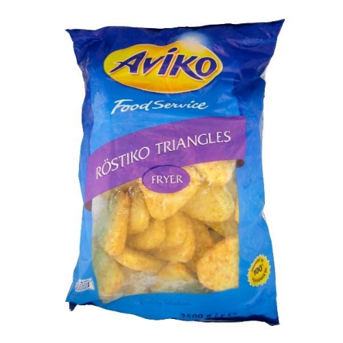 Picture of FROZEN AVIKO HASH BROWNS 4x2500G (APPROX 40 PER BAG)