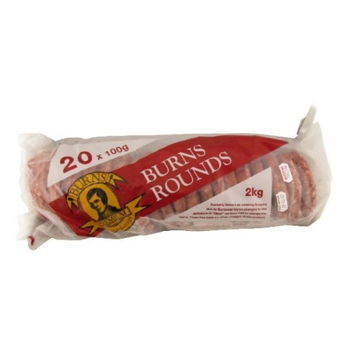 Picture of FROZEN BURNS ROUNDS BURGERS 20 X100G