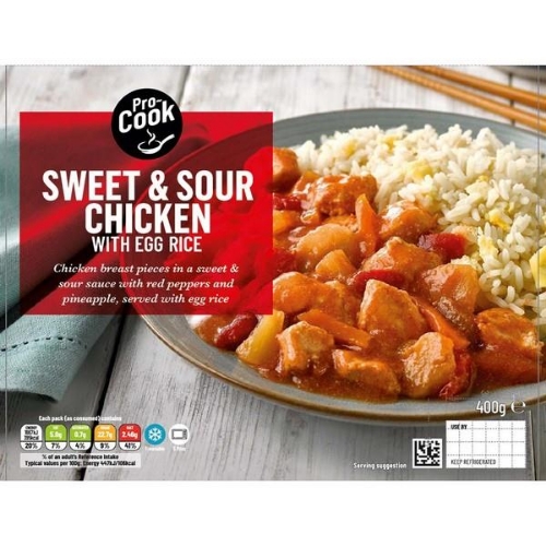 Picture of PRO SWEET & SOUR CHICKEN WITH RICE 400G