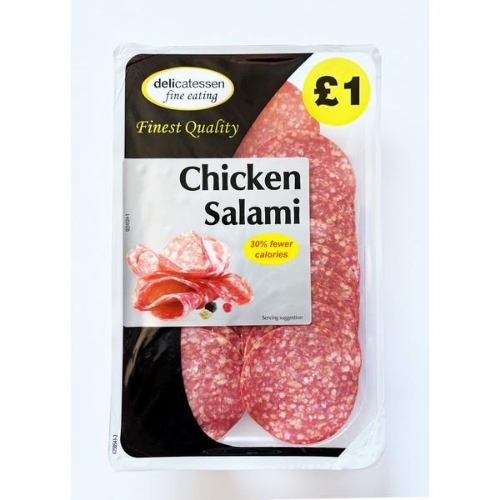 Picture of DFE CHICKEN SALAMI 80G £1.00 PMP