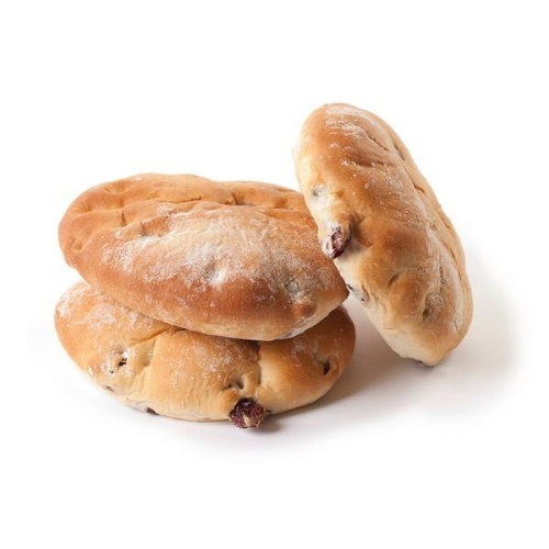 Picture of FROZEN SPECIALITY BREAD CRANBERRY TEACAKES (PLANT BASED) 45X110G