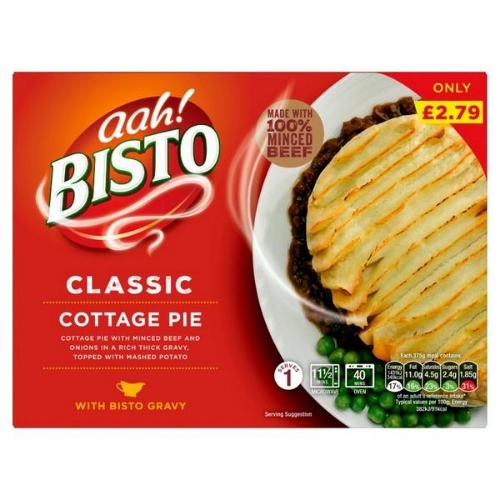 Picture of FROZEN BISTO COTTAGE PIE 6X375G £2.79 PMP
