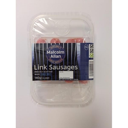 Picture of MALCOLM ALLAN LINK SAUSAGES 140G