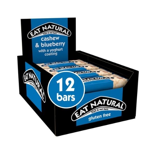 Picture of EAT NATURAL CASHEW & BLUEBERRY WITH A YOGHURT COATING 12x40G