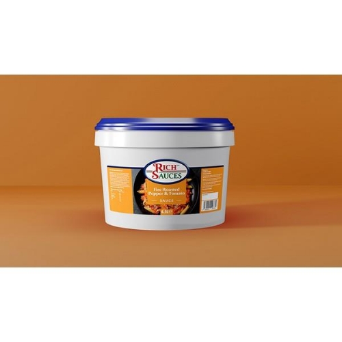 Picture of RICH SAUCES FIRE ROASTED PEPPER & TOMATO SAUCE 4.5LT